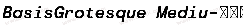 BasisGrotesque Mediu字体转换